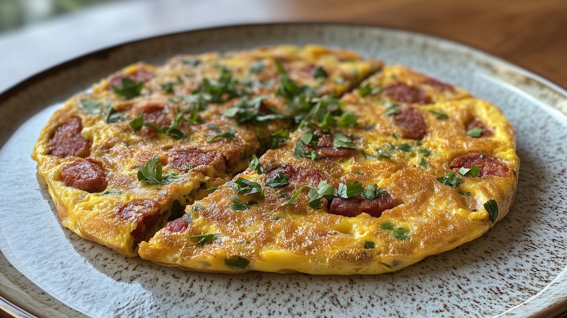 Portugiesisches Chorizo-Omelette