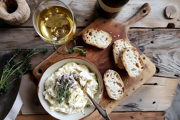 Camembert-Champagner-Aufstrich