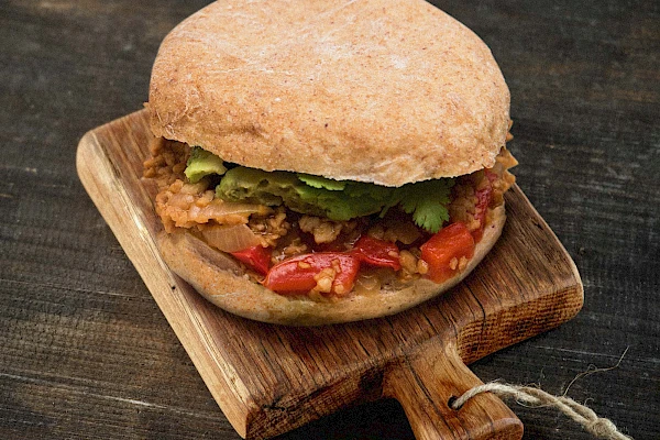 Linsen Sloppy Joe-Burger