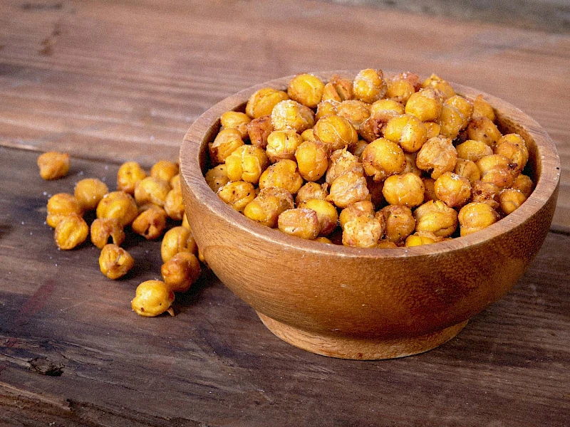 Geröstete Chili Kichererbsen