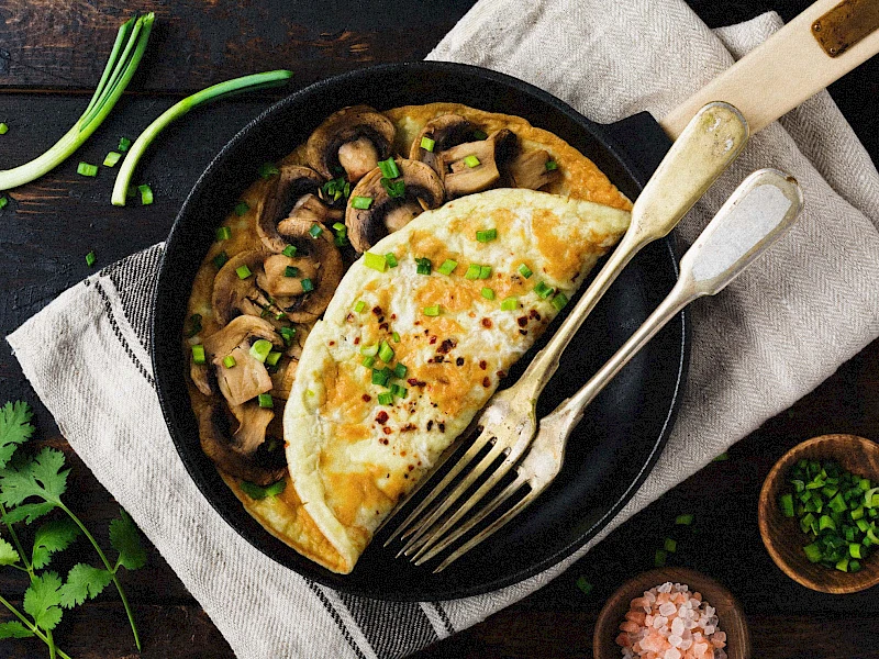 Veganes Omelett