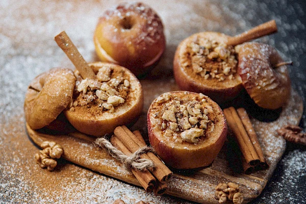 Veganer Bratapfel