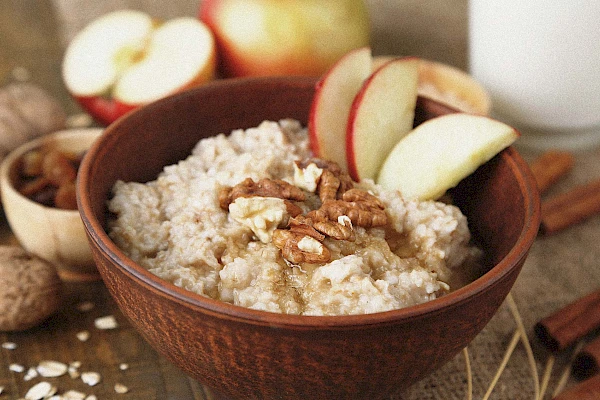Weihnachtliches Apfel-Zimt Porridge