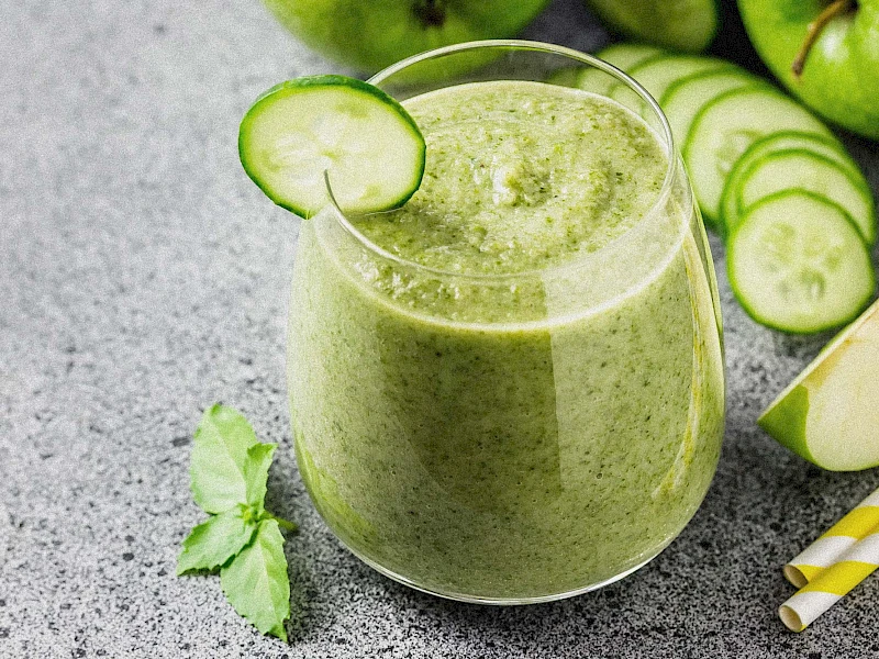 Grüner Frühstücks-Smoothie