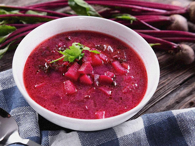 Rote-Bete-Kokos-Suppe
