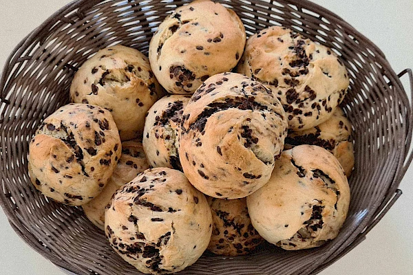 Schoko-Milchbrötchen