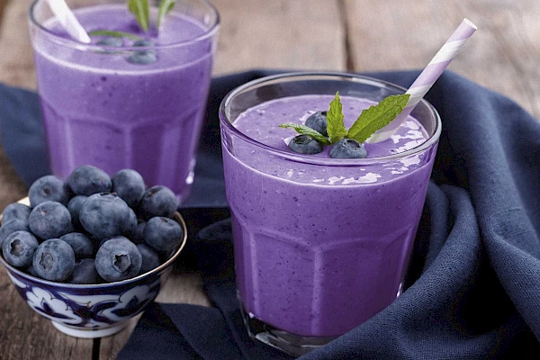Blaubeer-Drink