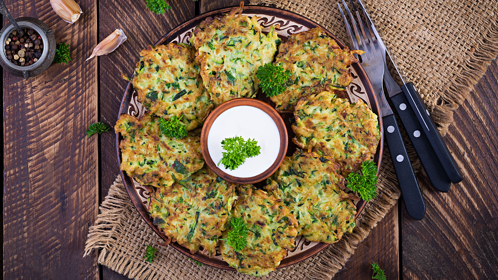 Zucchini Bratlinge