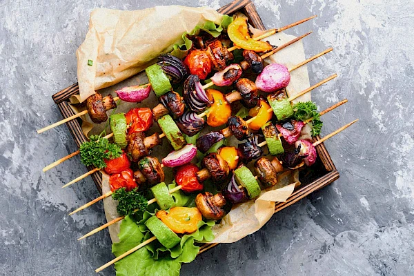 Gemüse-Grillspieße
