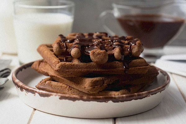 Schoko-Protein-Waffeln
