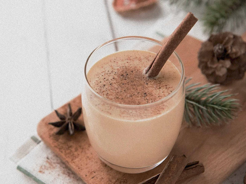 Veganer Eggnog