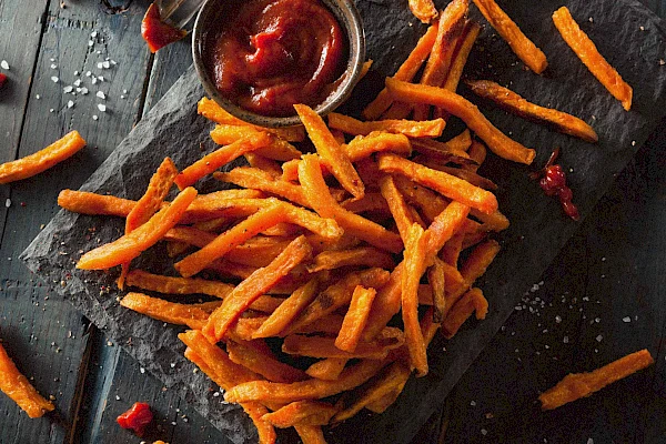 Süßkartoffel Pommes