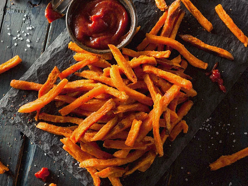 Süßkartoffel Pommes
