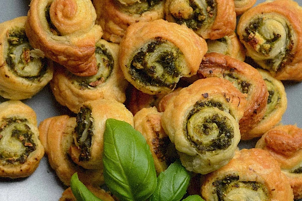 Spinatschnecken