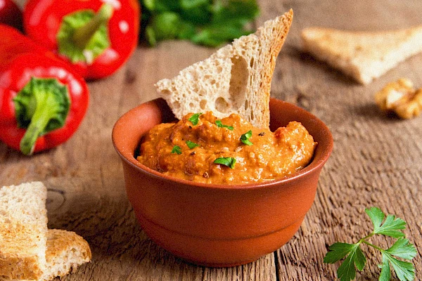 Paprika-Cashew-Aufstrich