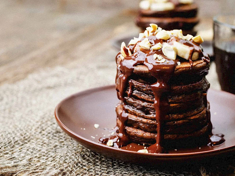 Fluffige Schoko-Pancakes