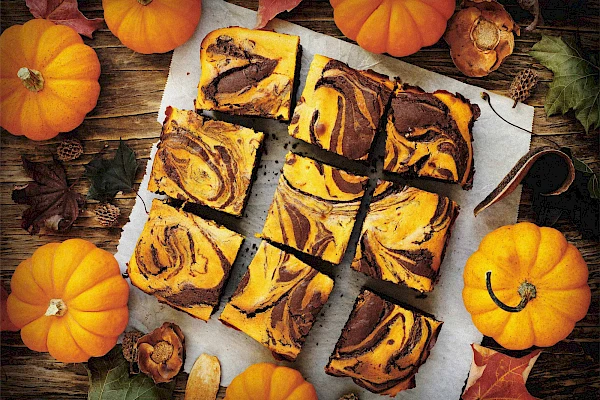 Kürbis Brownies