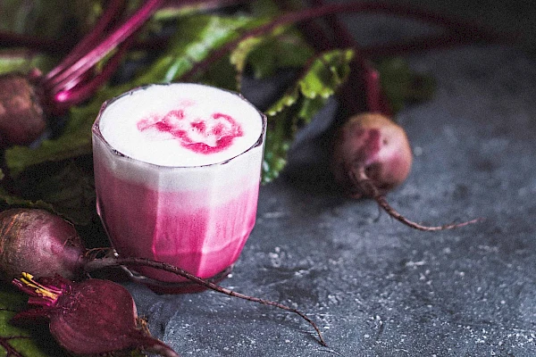 Rote Bete Latte