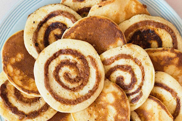 Zimtschnecken-Pancakes