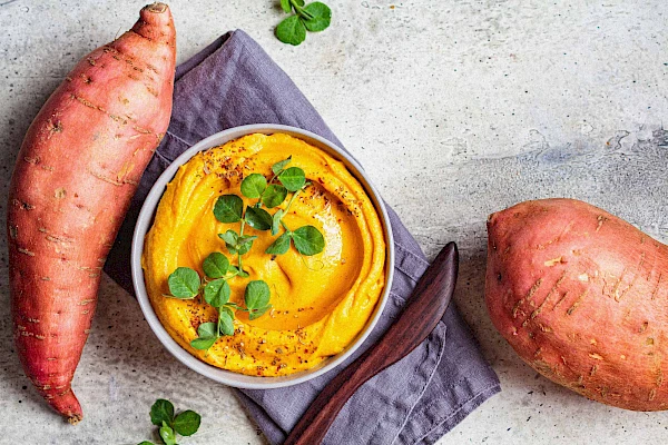 Süßkartoffel-Hummus