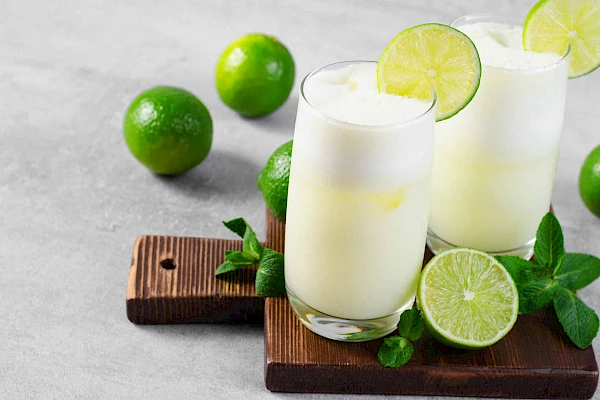 Veganes Limetten Posset