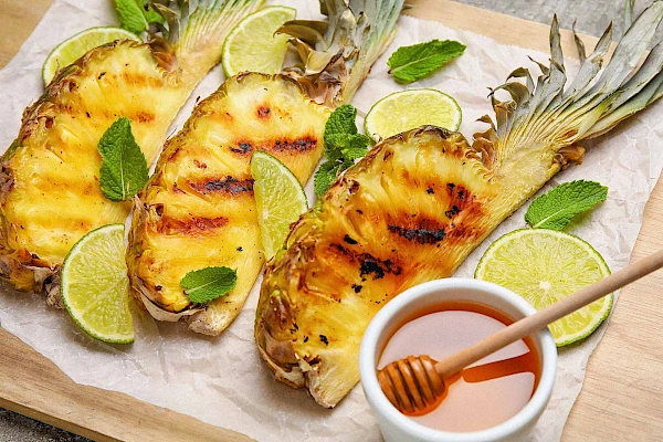 Gegrillte Ananas