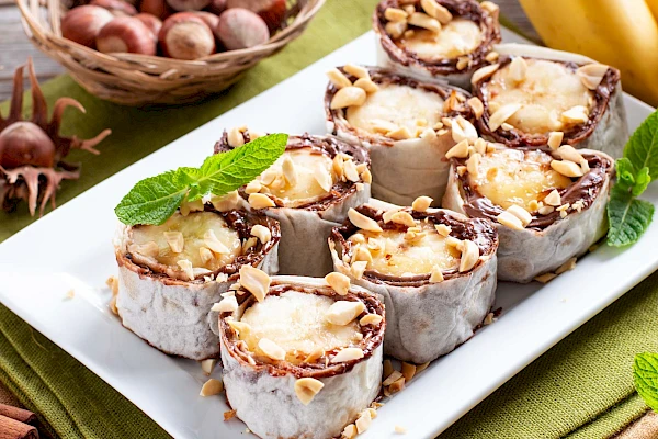 Bananen-Sushi
