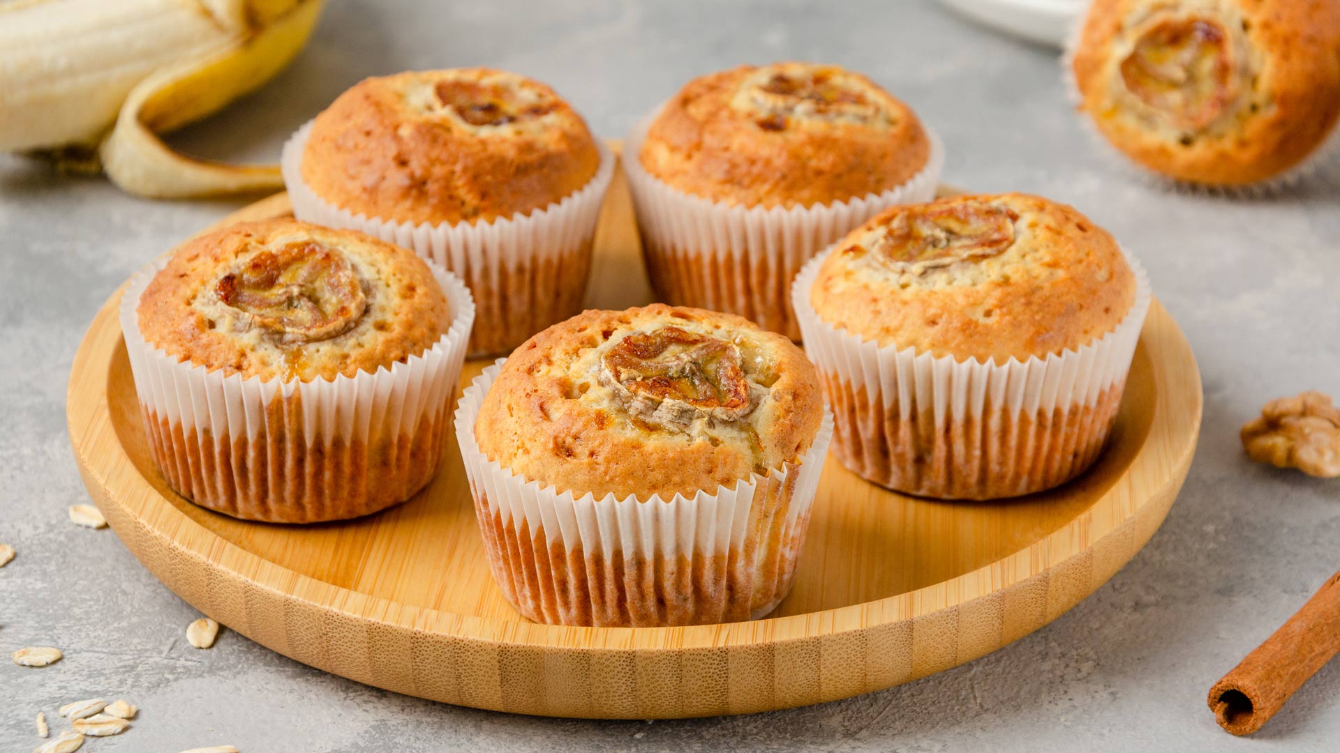 Bananen-Muffins