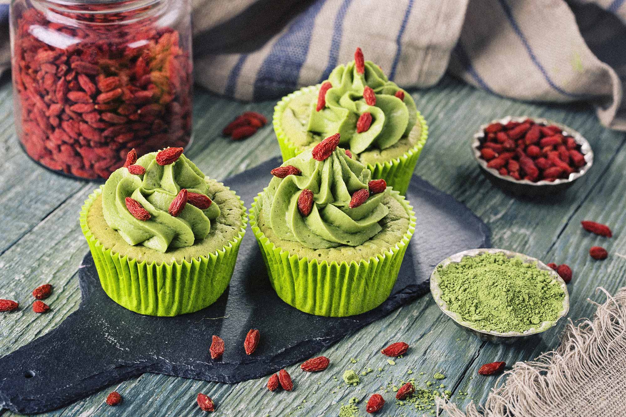 Matcha-Cupcakes