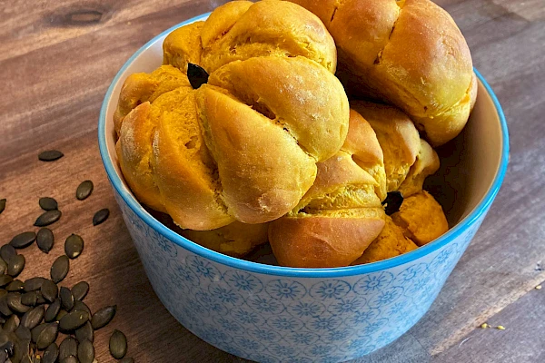 Kürbisbrötchen