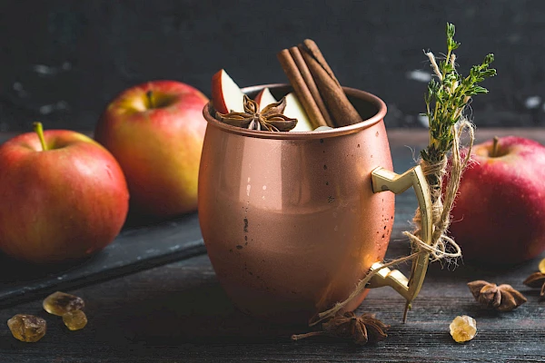 Apfel-Zimt Mule