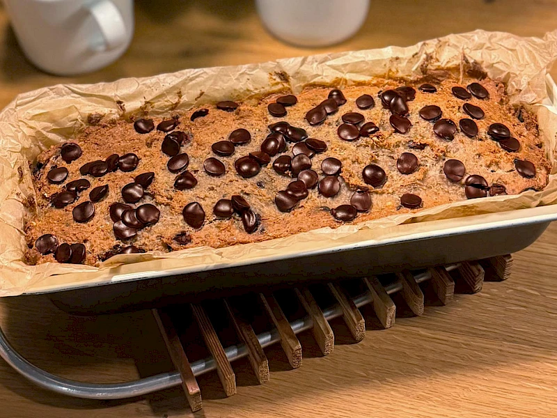 Hafer-Schoko-Protein-Brot
