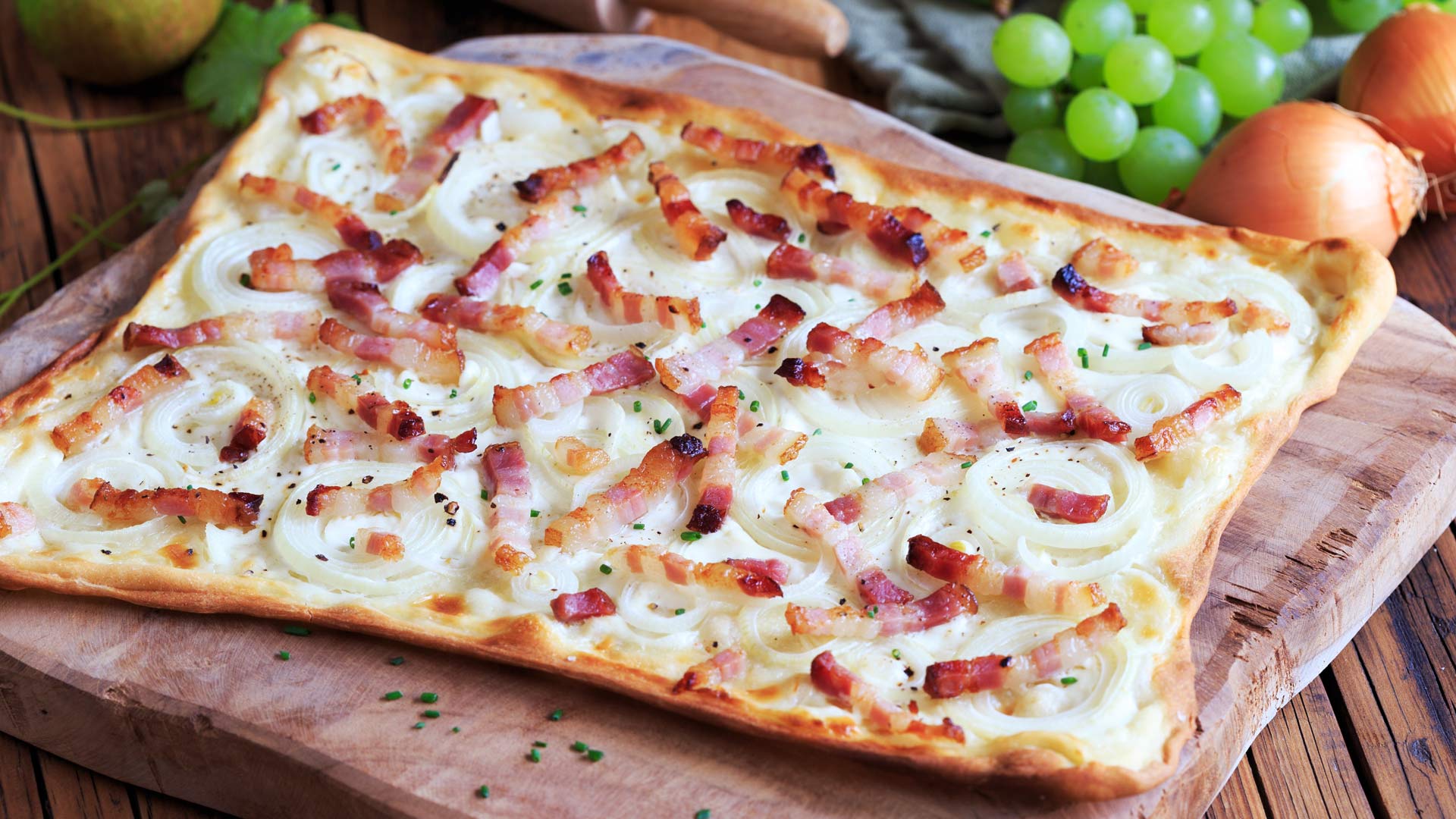 Elsässer Flammkuchen