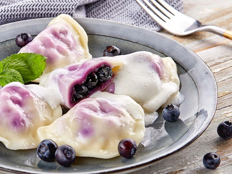 Blaubeer-Pierogi