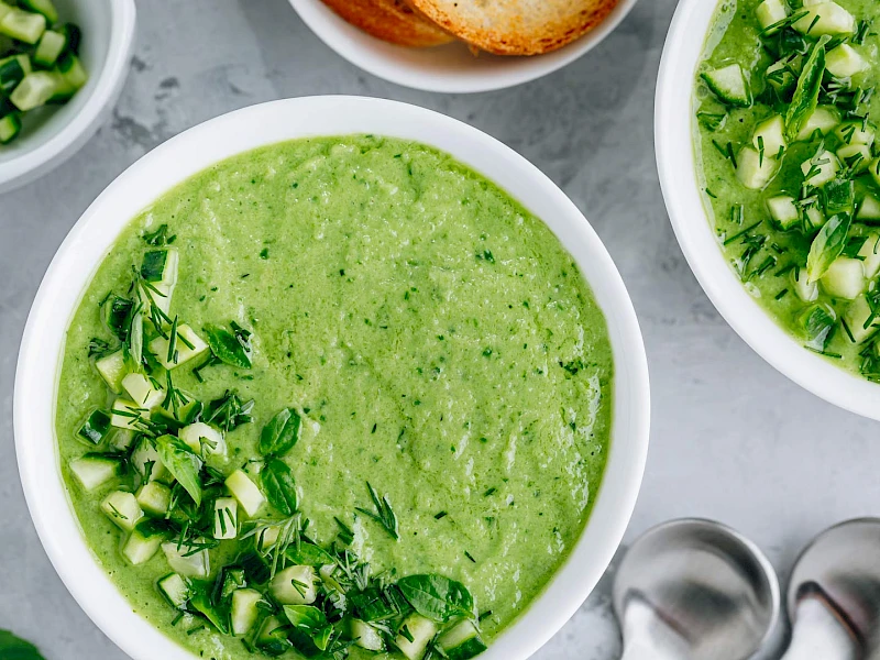 Gurken-Minz-Suppe