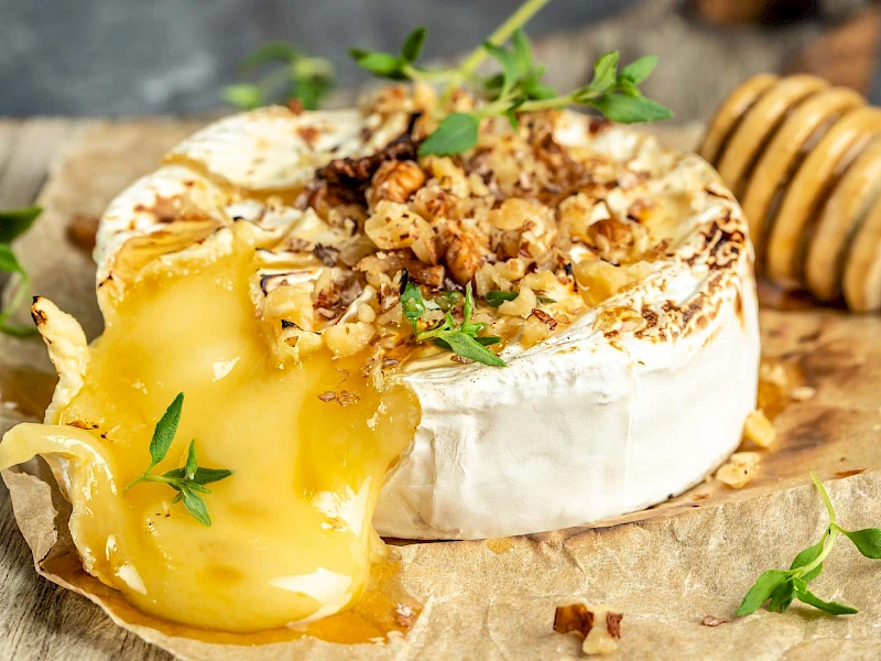 Gegrillter Camembert