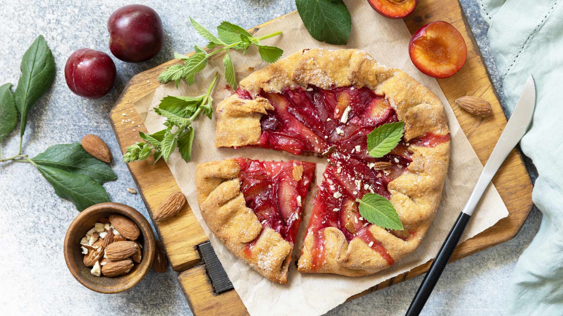 Pflaumen-Galette