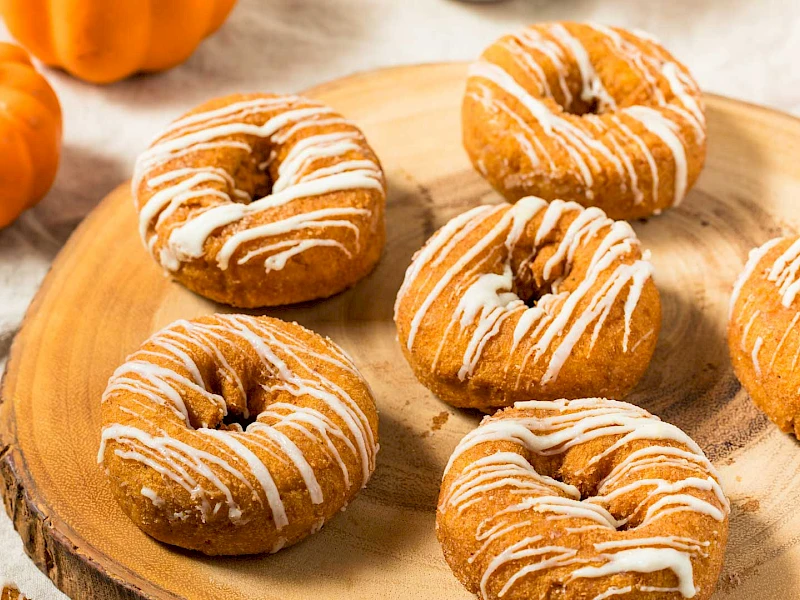 Kürbis-Donuts