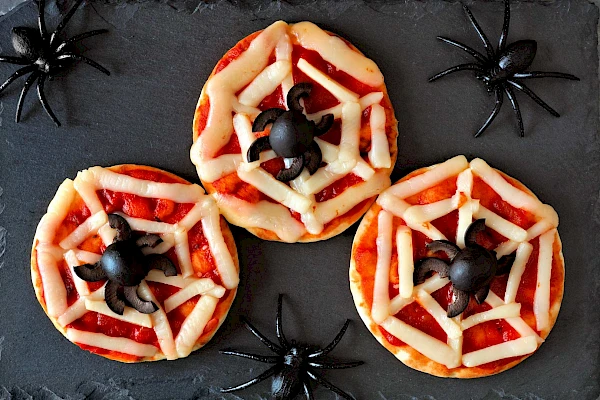Halloween Mini-Pizzen