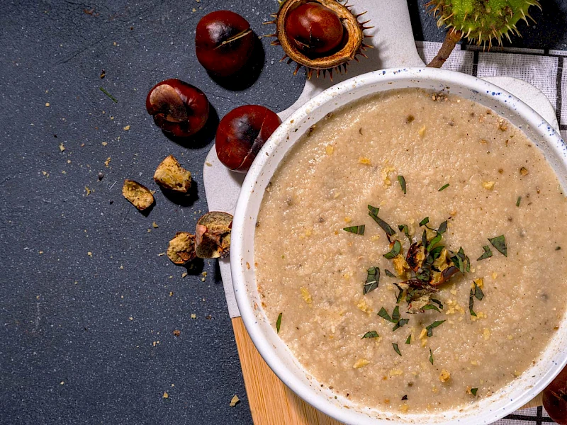 Cremige Maronensuppe