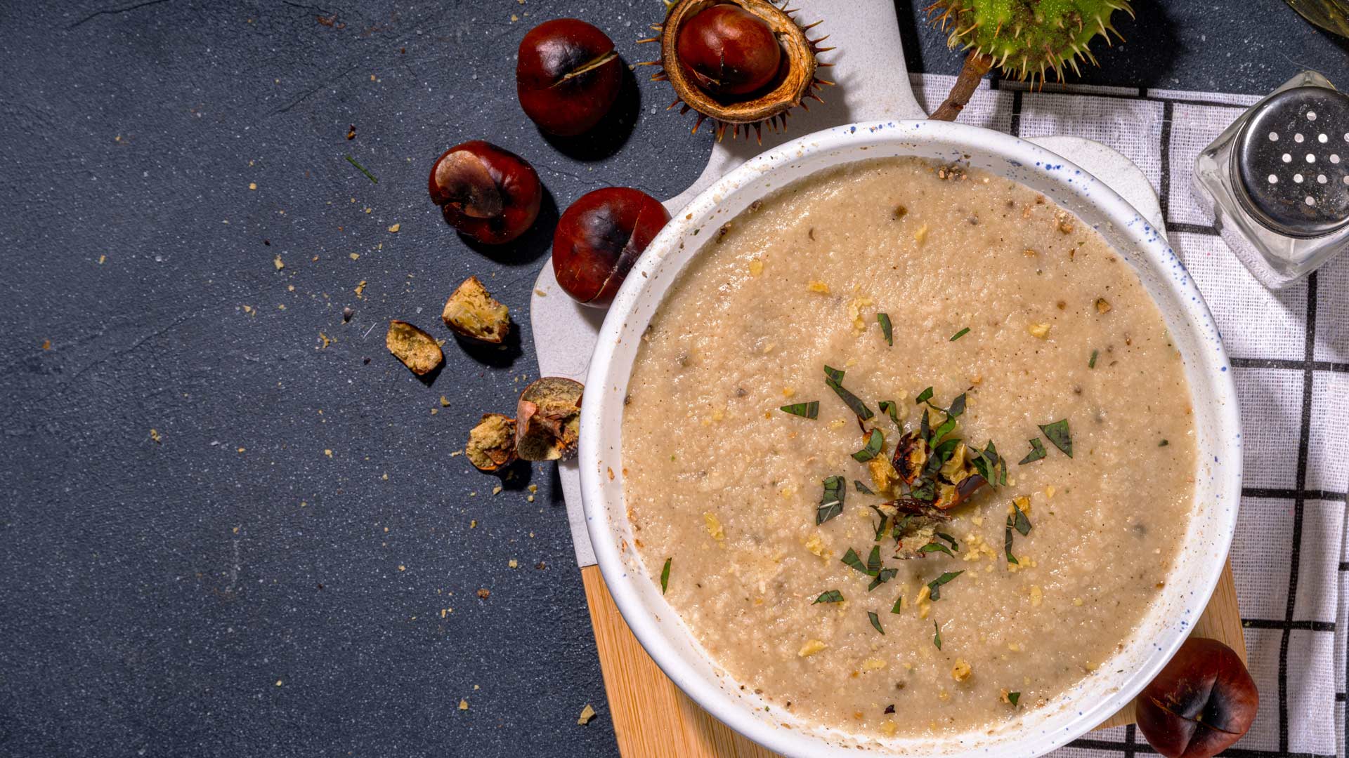 Cremige Maronensuppe