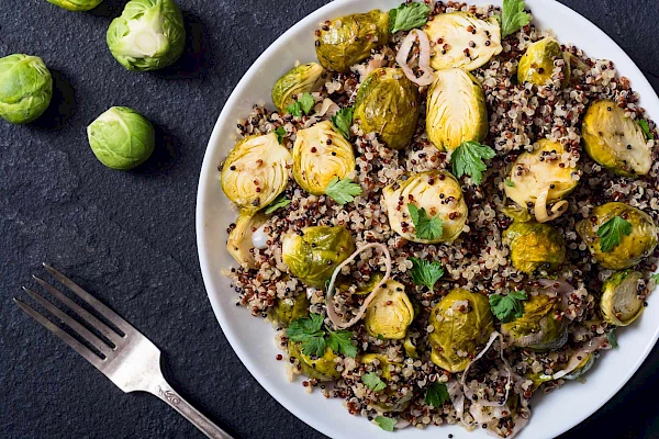 Quinoa-Rosenkohl-Salat