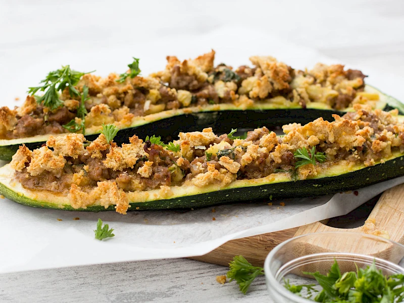 Zucchini-Boote