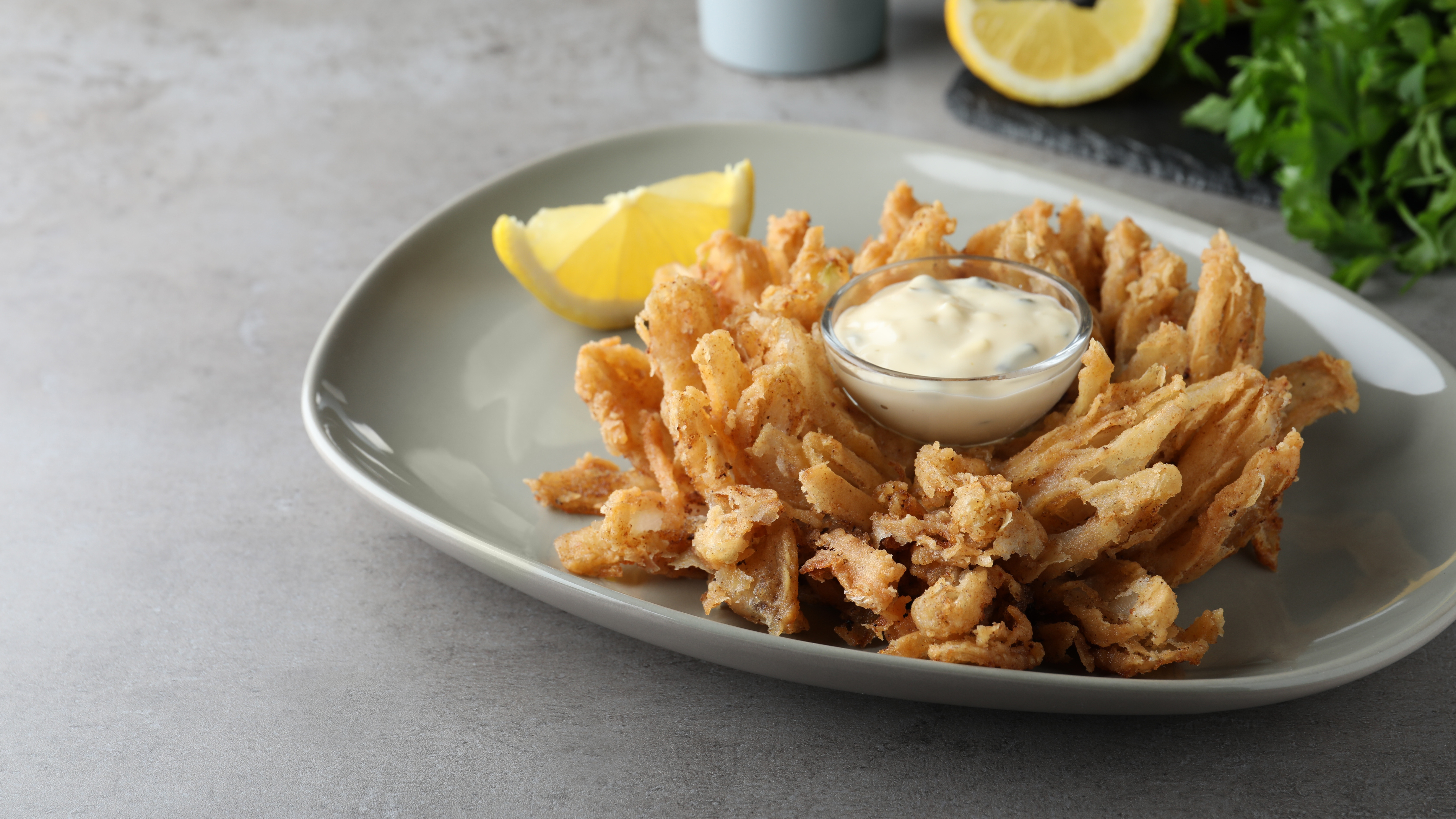 Knusprige Zwiebelblumen