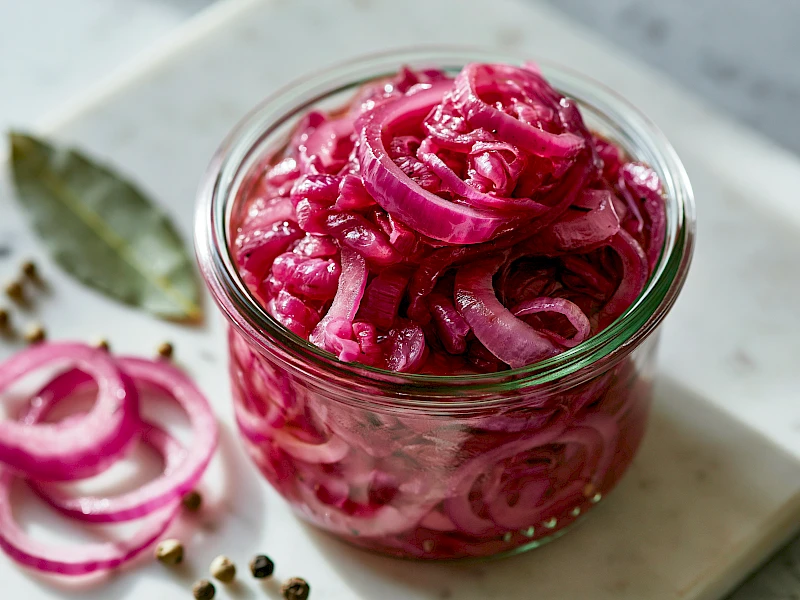 Schnelle Pickle-Zwiebeln