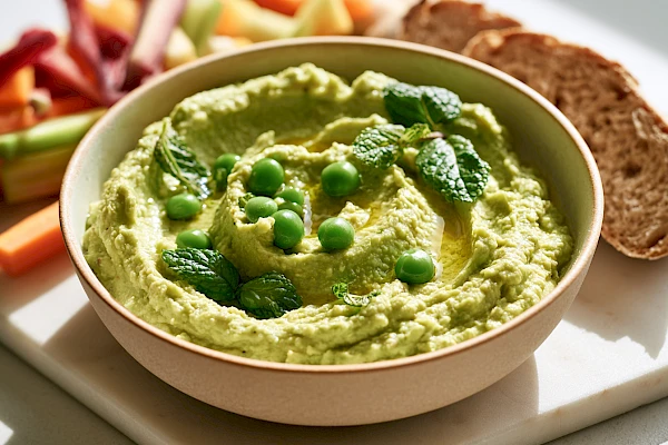 Grüner Erbsen-Dip