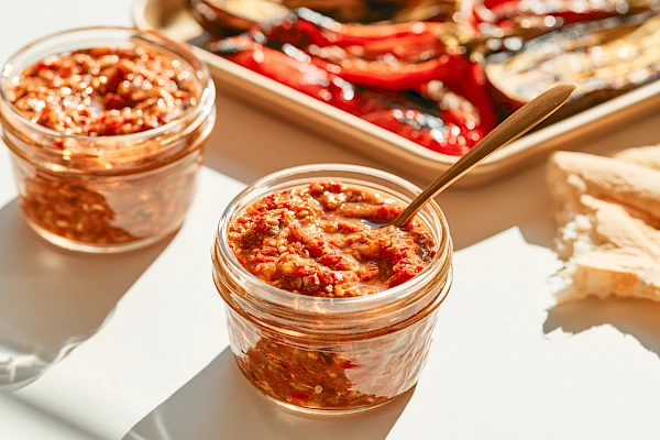 Selbstgemachter Ajvar