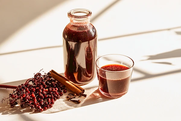 Holunderbeer-Sirup