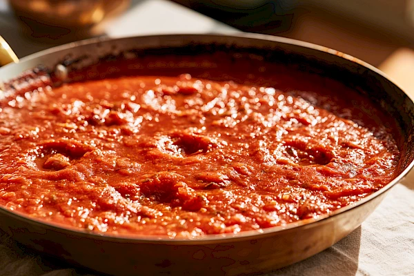 Frühstück aus der Tomatenpfanne