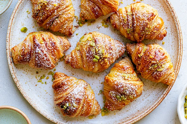 Mini-Pistazien-Croissants
